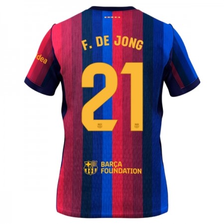 FC Barcelona F. De Jong 21 Matchtröjor Hemma Fotbollströja 2026-27