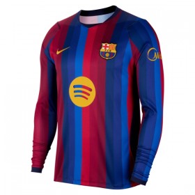 FC Barcelona Matchtröjor Hemma Fotbollströja 2026-27 Långärmad