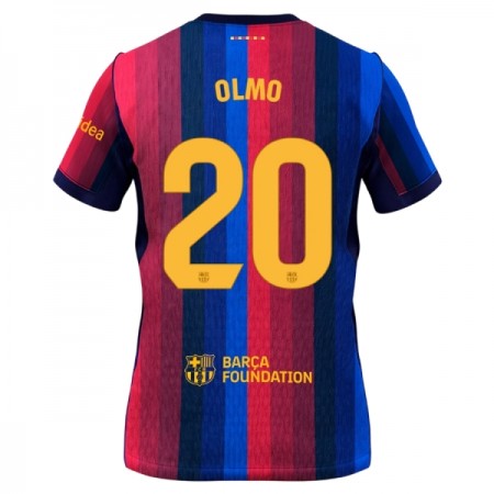 FC Barcelona Olmo 20 Matchtröjor Hemma Fotbollströja 2026-27