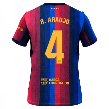 FC Barcelona R. Araujo 4 Matchtröjor Hemma Fotbollströja 2026-27 FC Barcelona R. Araujo 4 Matchtröjor Hemma Fotbollströja 2026-27