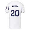 Tottenham Hotspur Kudus 20 Matchtröjor Hemma Fotbollströja 2026-27 Tottenham Hotspur Kudus 20 Matchtröjor Hemma Fotbollströja 2026-27