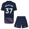 Tottenham Hotspur Van De Ven 37 Matchtröjor Barn Borta Fotbollströja 2026-27 Tottenham Hotspur Van De Ven 37 Matchtröjor Barn Borta Fotbollströja 2026-27