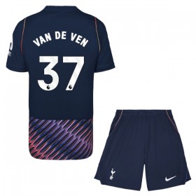 Tottenham Hotspur Van De Ven 37 Matchtröjor Barn Borta Fotbollströja 2026-27