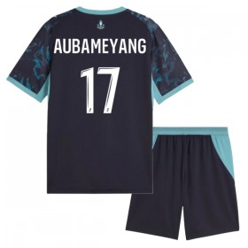 Olympique de Marseille Aubameyang 17 Matchtröjor Barn Borta Fotbollströja 2026-27