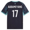 Olympique de Marseille Aubameyang 17 Matchtröjor Borta Fotbollströja 2026-27