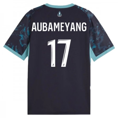 Olympique de Marseille Aubameyang 17 Matchtröjor Borta Fotbollströja 2026-27