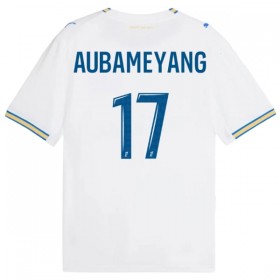Olympique de Marseille Aubameyang 17 Matchtröjor Hemma Fotbollströja 2026-27