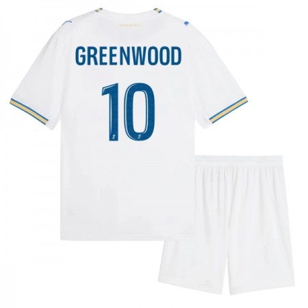 Olympique de Marseille Greenwood 10 Matchtröjor Barn Hemma Fotbollströja 2026-27 Olympique de Marseille Greenwood 10 Matchtröjor Barn Hemma Fotbollströja 2026-27