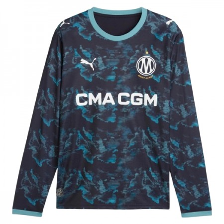 Olympique de Marseille Matchtröjor Borta Fotbollströja 2026-27 Långärmad Olympique de Marseille Matchtröjor Borta Fotbollströja 2026-27 Långärmad