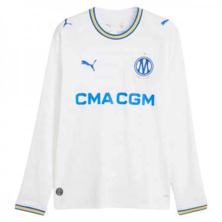 Olympique de Marseille Matchtröjor Hemma Fotbollströja 2026-27 Långärmad