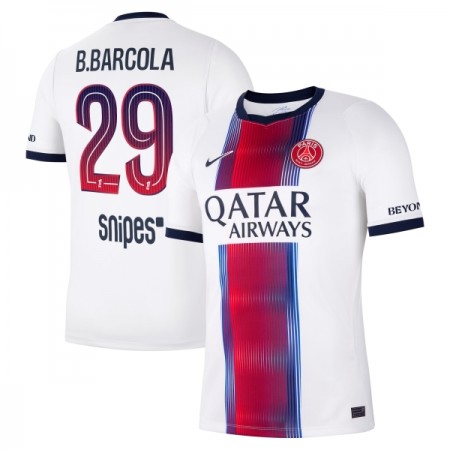 Paris Saint-Germain Bradley Barcola 29 Matchtröjor Borta Fotbollströja 2026-27
