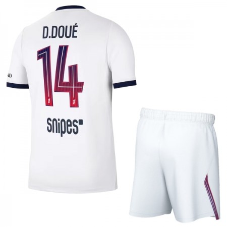 Paris Saint-Germain Desire Doue 14 Matchtröjor Barn Borta Fotbollströja 2026-27
