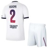 Paris Saint-Germain Hakimi 2 Matchtröjor Barn Borta Fotbollströja 2026-27