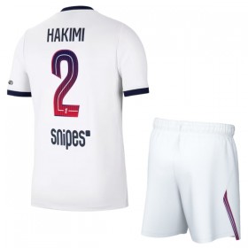 Paris Saint-Germain Hakimi 2 Matchtröjor Barn Borta Fotbollströja 2026-27