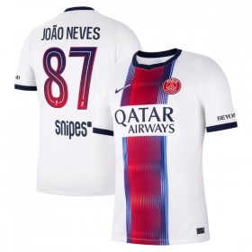 Paris Saint-Germain Joao Neves 87 Matchtröjor Borta Fotbollströja 2026-27