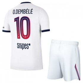Paris Saint-Germain O. Dembele 10 Matchtröjor Barn Borta Fotbollströja 2026-27