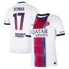 Paris Saint-Germain Vitinha 17 Matchtröjor Borta Fotbollströja 2026-27 Paris Saint-Germain Vitinha 17 Matchtröjor Borta Fotbollströja 2026-27