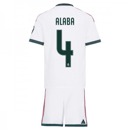 Real Madrid Alaba 4 Matchtröjor Barn Hemma Fotbollströja 2026-27 Real Madrid Alaba 4 Matchtröjor Barn Hemma Fotbollströja 2026-27