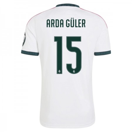 Real Madrid Arda Guler 15 Matchtröjor Hemma Fotbollströja 2026-27
