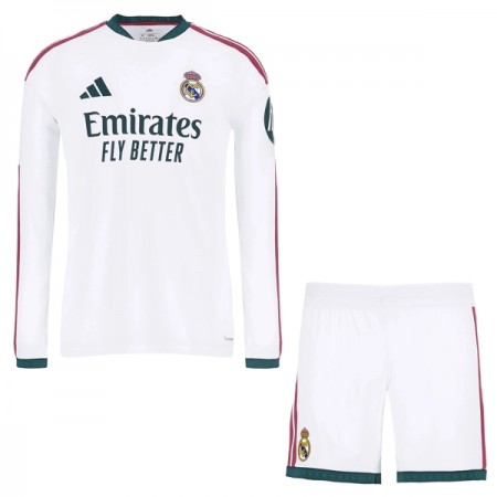 Real Madrid Matchtröjor Barn Hemma Fotbollströja 2026-27 Långärmad Real Madrid Matchtröjor Barn Hemma Fotbollströja 2026-27 Långärmad