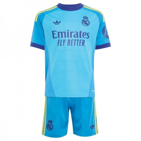 Real Madrid Matchtröjor Målvakt Barn Borta Fotbollströja 2026-27 Real Madrid Matchtröjor Målvakt Barn Borta Fotbollströja 2026-27