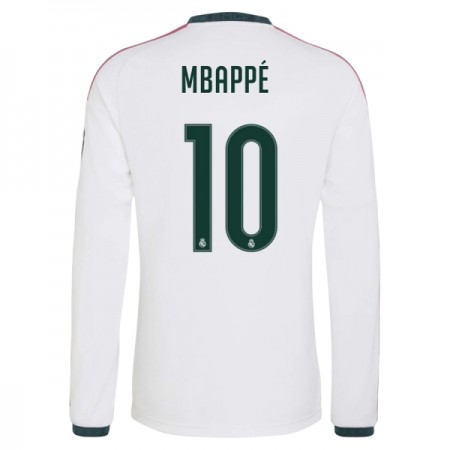 Real Madrid Mbappé 10 Matchtröjor Hemma Fotbollströja 2026-27 Långärmad