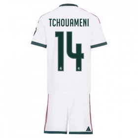 Real Madrid Tchouameni 14 Matchtröjor Barn Hemma Fotbollströja 2026-27