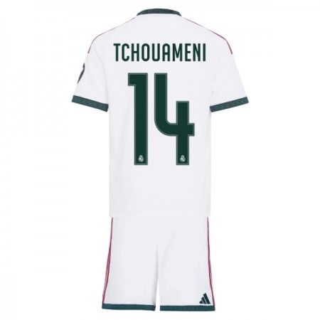 Real Madrid Tchouameni 14 Matchtröjor Barn Hemma Fotbollströja 2026-27