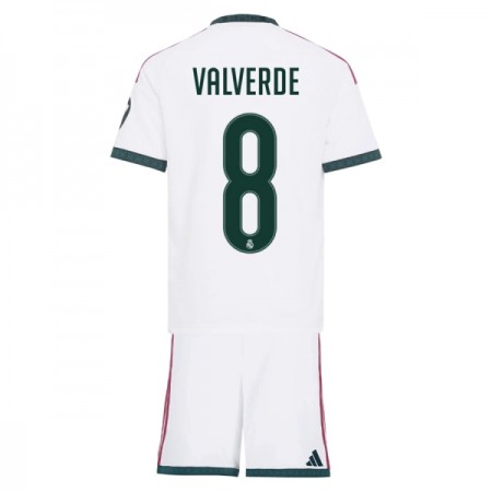 Real Madrid Valverde 8 Matchtröjor Barn Hemma Fotbollströja 2026-27