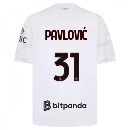 AC Milan Pavlovic 31 Matchtröjor Borta Fotbollströja 2026-27