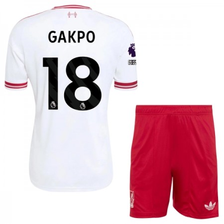 Liverpool Gakpo 18 Matchtröjor Barn Borta Fotbollströja 2026-27