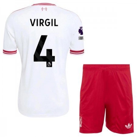 Liverpool Virgil 4 Matchtröjor Barn Borta Fotbollströja 2026-27