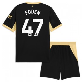 Manchester City Foden 47 Matchtröjor Barn Borta Fotbollströja 2026-27