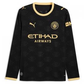 Manchester City Matchtröjor Borta Fotbollströja 2026-27 Långärmad