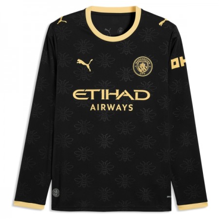Manchester City Matchtröjor Borta Fotbollströja 2026-27 Långärmad