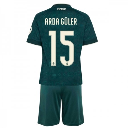 Real Madrid Arda Guler 15 Matchtröjor Barn Borta Fotbollströja 2026-27