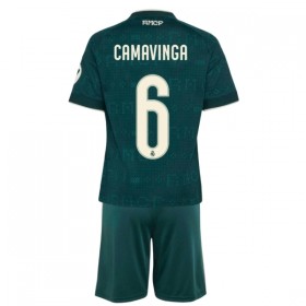 Real Madrid Camavinga 6 Matchtröjor Barn Borta Fotbollströja 2026-27