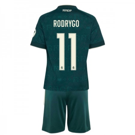 Real Madrid Rodrygo 11 Matchtröjor Barn Borta Fotbollströja 2026-27