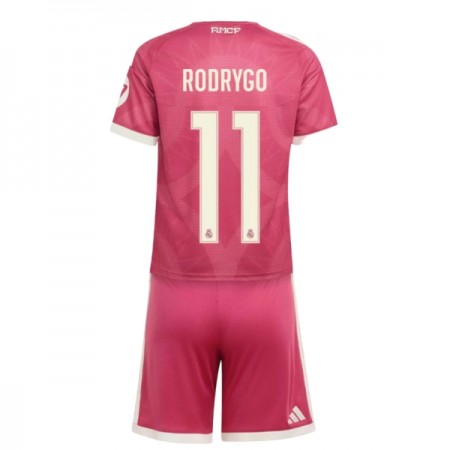 Real Madrid Rodrygo 11 Matchtröjor Barn Tredje Fotbollströja 2026-27 Real Madrid Rodrygo 11 Matchtröjor Barn Tredje Fotbollströja 2026-27