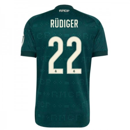 Real Madrid Rudiger 22 Matchtröjor Borta Fotbollströja 2026-27