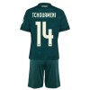 Real Madrid Tchouameni 14 Matchtröjor Barn Borta Fotbollströja 2026-27