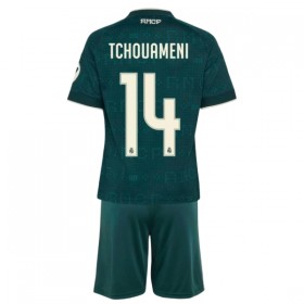 Real Madrid Tchouameni 14 Matchtröjor Barn Borta Fotbollströja 2026-27