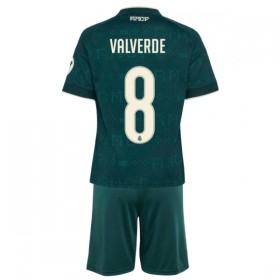 Real Madrid Valverde 8 Matchtröjor Barn Borta Fotbollströja 2026-27