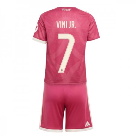 Real Madrid Vini JR. 7 Matchtröjor Barn Tredje Fotbollströja 2026-27 Real Madrid Vini JR. 7 Matchtröjor Barn Tredje Fotbollströja 2026-27