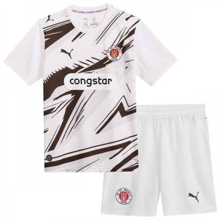 St Pauli Matchtröjor Barn Borta Fotbollströja 2026-27