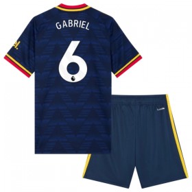 Arsenal Gabriel 6 Matchtröjor Barn Borta Fotbollströja 2026-27
