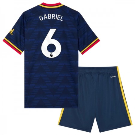 Arsenal Gabriel 6 Matchtröjor Barn Borta Fotbollströja 2026-27
