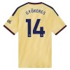 Arsenal Gyokeres 14 Matchtröjor Tredje Fotbollströja 2026-27 Arsenal Gyokeres 14 Matchtröjor Tredje Fotbollströja 2026-27