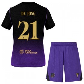 FC Barcelona F. De Jong 21 Matchtröjor Barn Borta Fotbollströja 2026-27