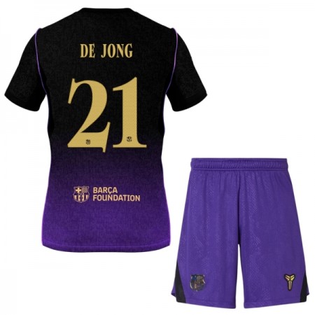 FC Barcelona F. De Jong 21 Matchtröjor Barn Borta Fotbollströja 2026-27 FC Barcelona F. De Jong 21 Matchtröjor Barn Borta Fotbollströja 2026-27